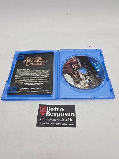 Zero Time Dilemma - Playstation 4 (Complete)