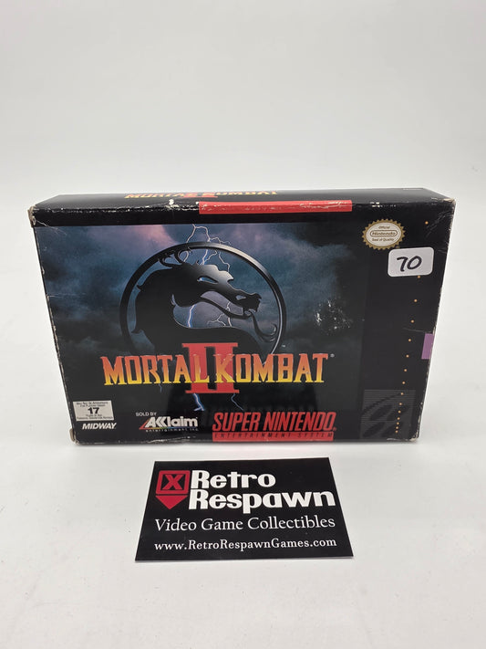 Mortal Kombat II - Super Nintendo (Complete)