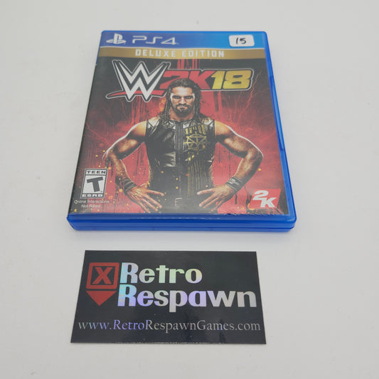 WWE 2K18 [Deluxe Edition] - Playstation 4 (Complete)