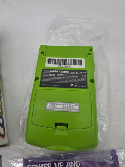 Back Lit Game Boy Color Kiwi - GameBoy Color (Complete)