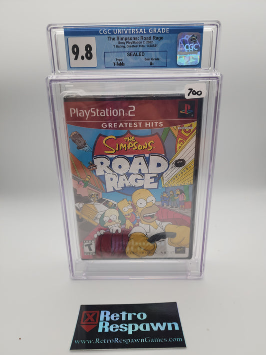 The Simpsons Road Rage - Playstation 2 (Graded CGC 9.8)