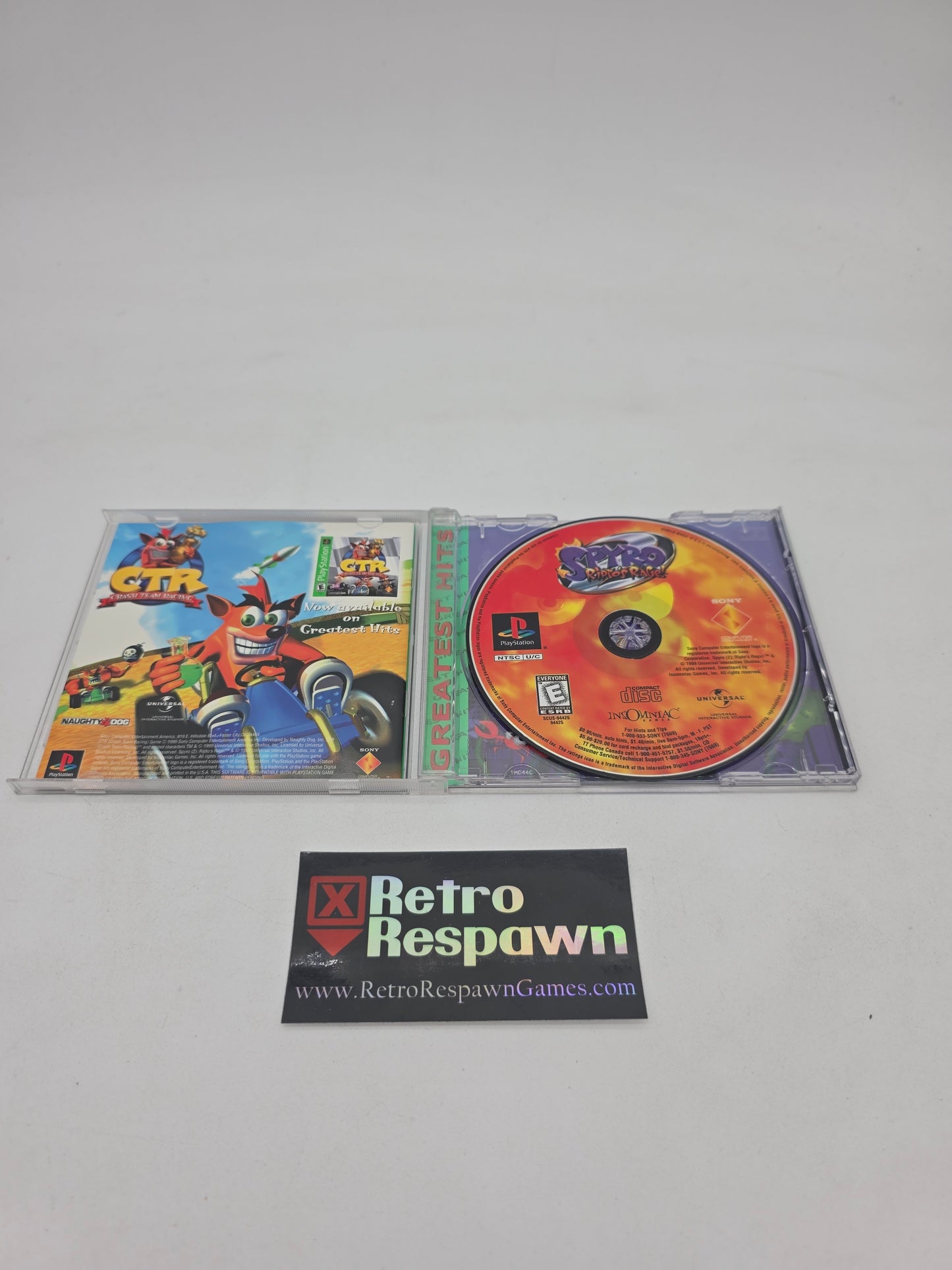 Spyro Ripto's Rage [Greatest Hits] - Playstation (Complete)