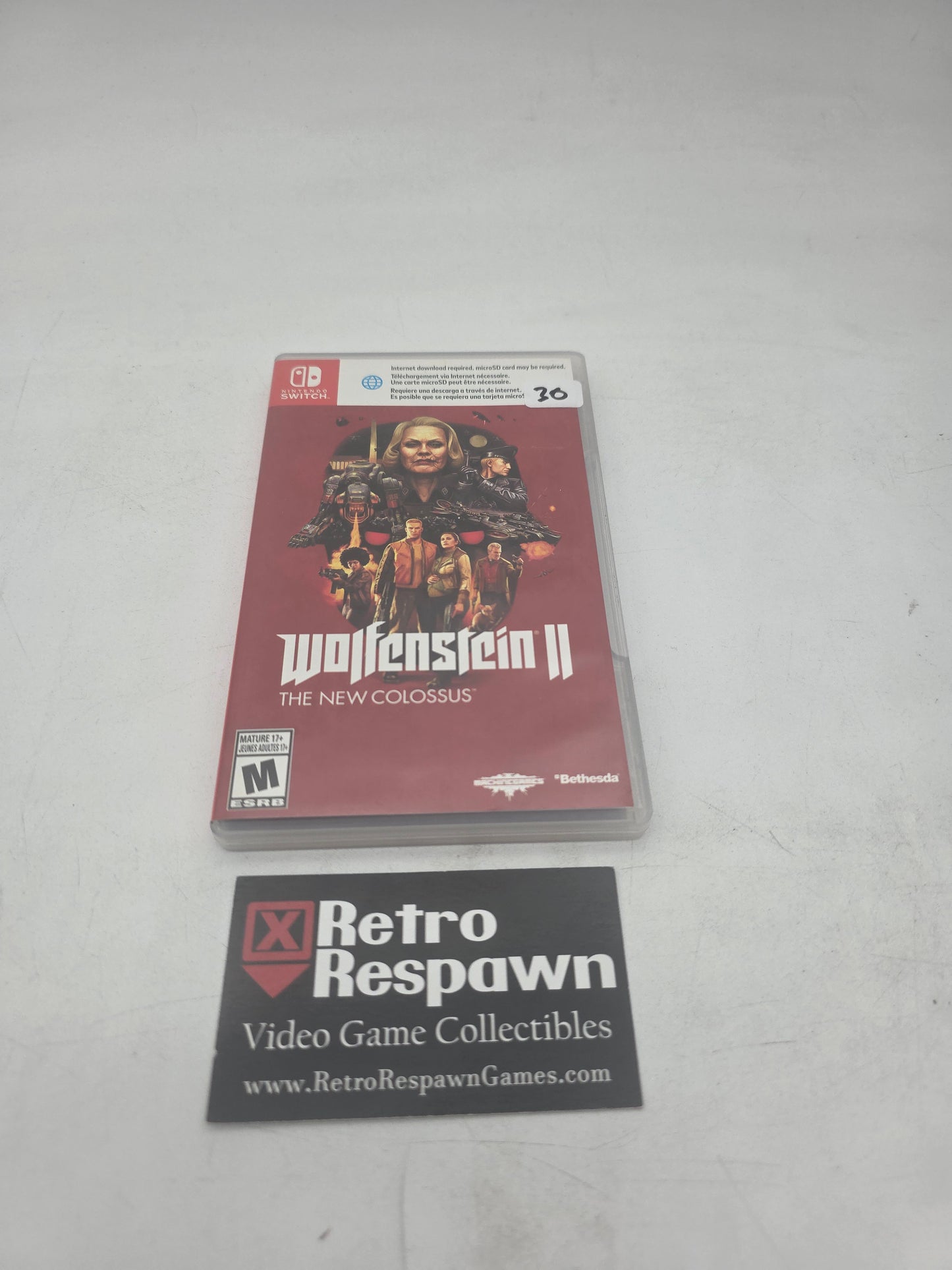 Wolfenstein II: The New Colossus - Nintendo Switch (Complete)