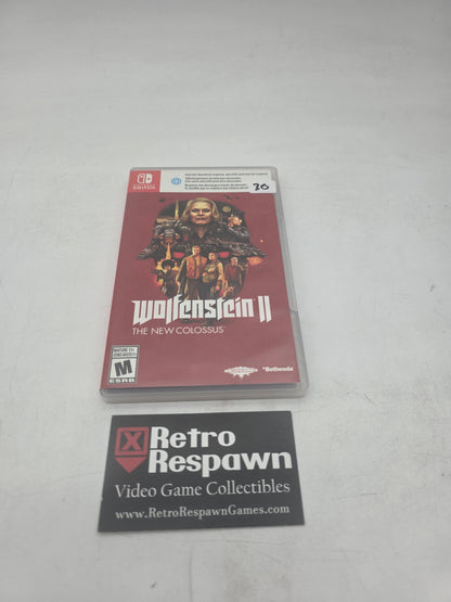 Wolfenstein II: The New Colossus - Nintendo Switch (Complete)