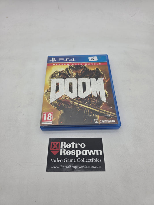 Doom [Season Pass Bundle] - PAL Playstation 4 (Missing Manual)