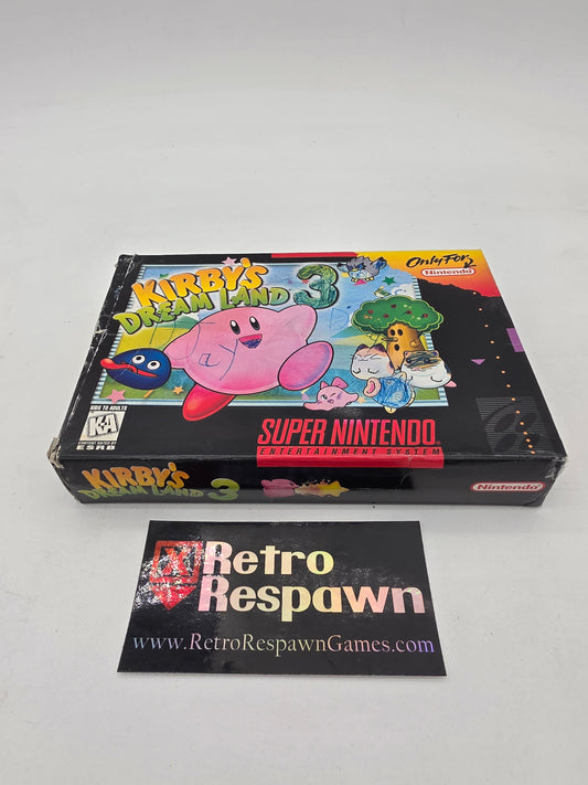 Kirby's Dream Land 3 [Look at All Pictures]- Super Nintendo (Complete)
