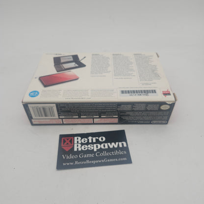Red Crimson & Black Nintendo DS Lite - Nintendo DS (Complete)