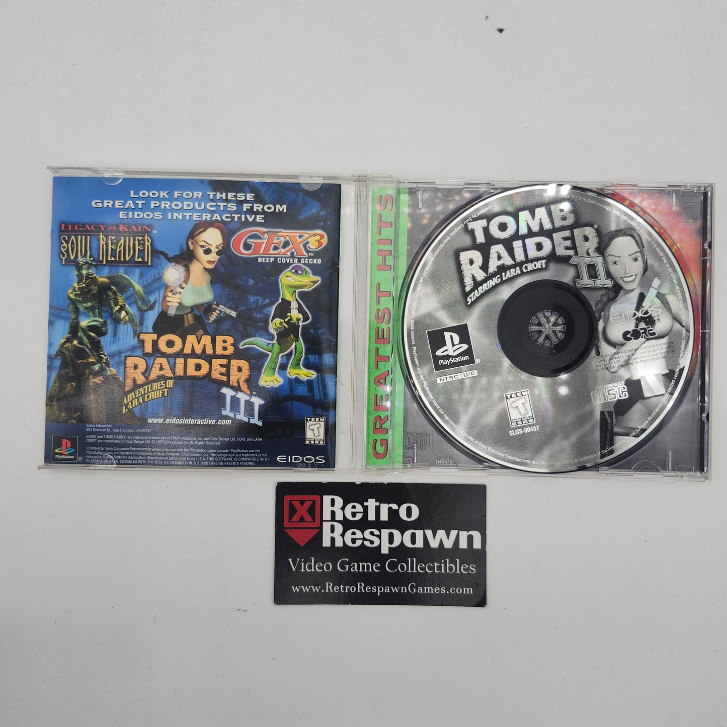 Tomb Raider II [Greatest Hits] - Playstation (Complete)