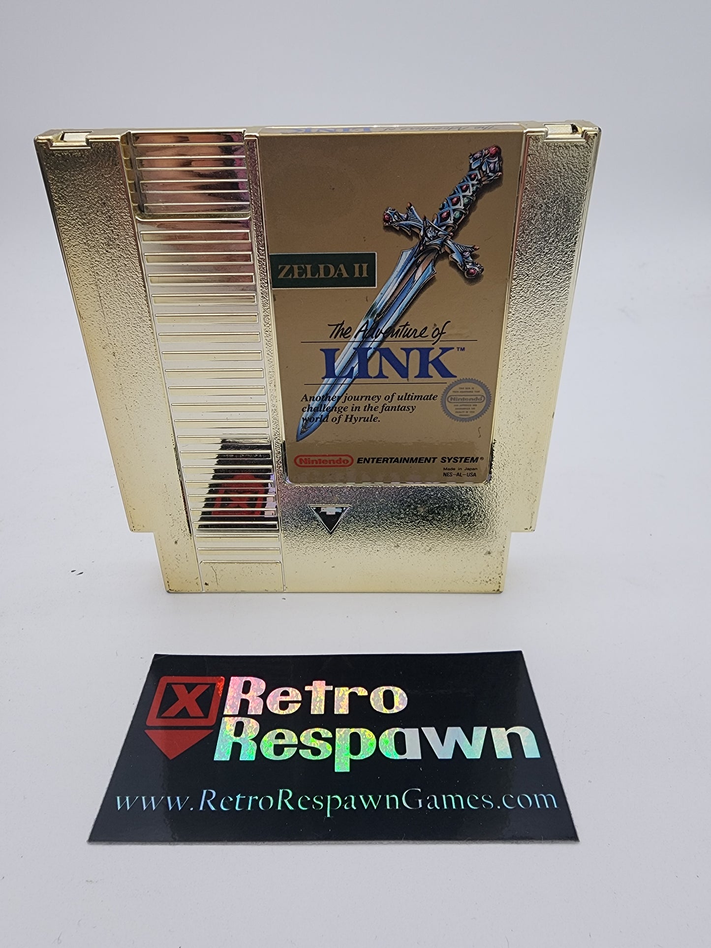 Gold Cart Zelda II The Adventure of Link - NES (Game Only)