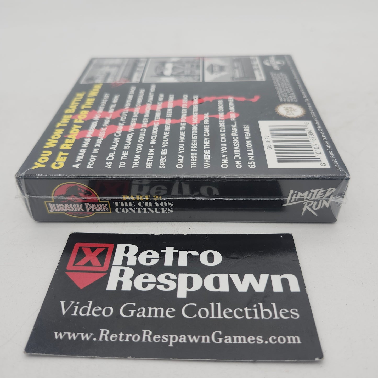 Jurassic Park Part 2: The Chaos Continues [Limited Run] - GameBoy (Sealed)