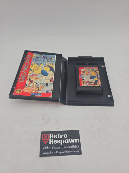 The Ren and Stimpy Show Stimpy's Invention - Sega Genesis (Complete)