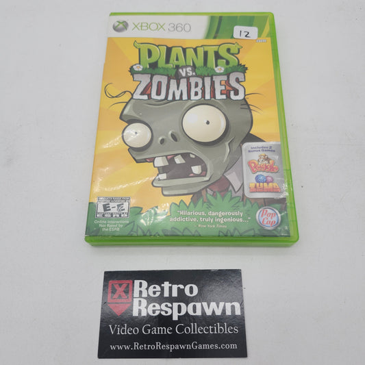 Plants vs. Zombies - Xbox 360 (Complete)