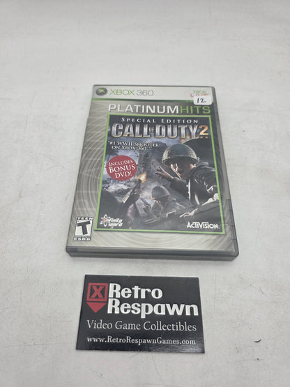 Call of Duty 2 [Platinum Hits] - Xbox 360 (Complete)