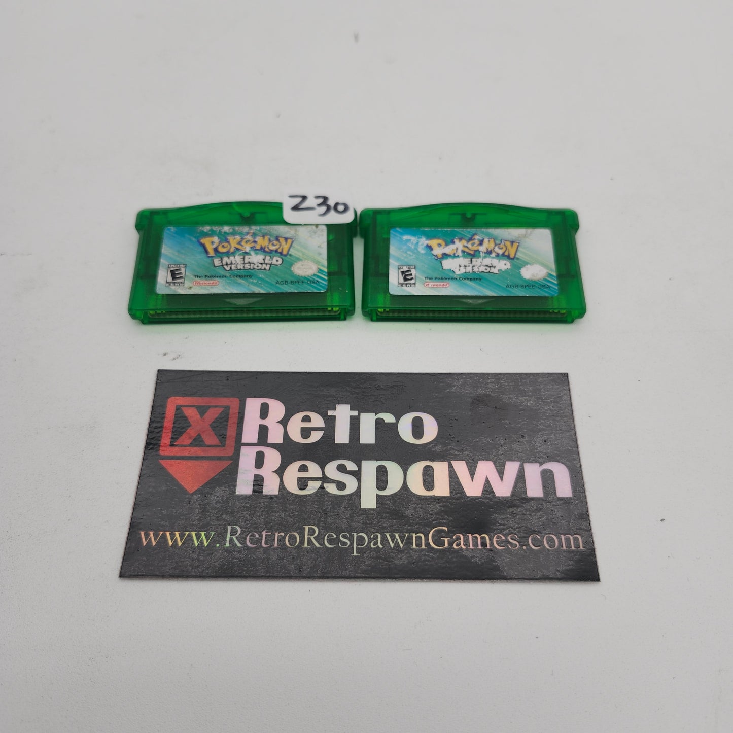 Mid Label Pokemon Emerald - GameBoy Advance