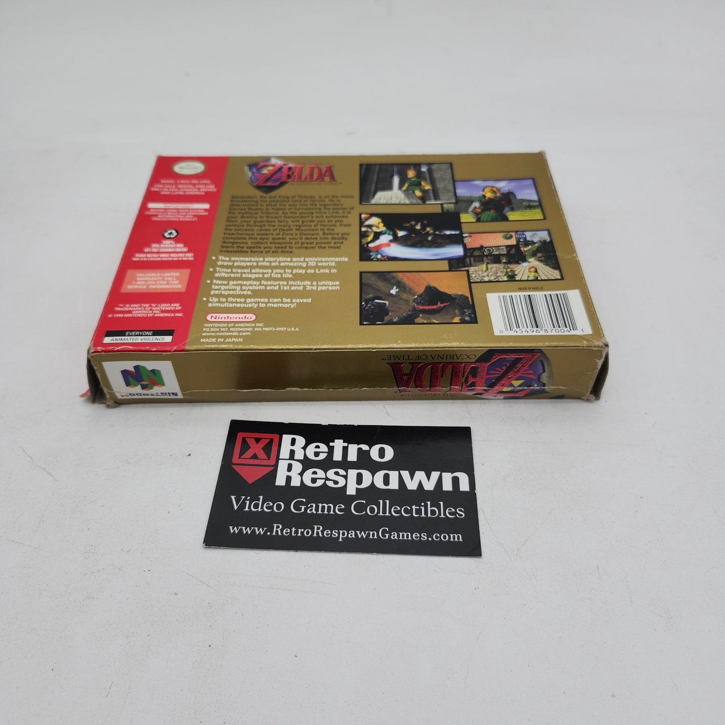 Zelda Ocarina of Time - Nintendo 64 (Complete)