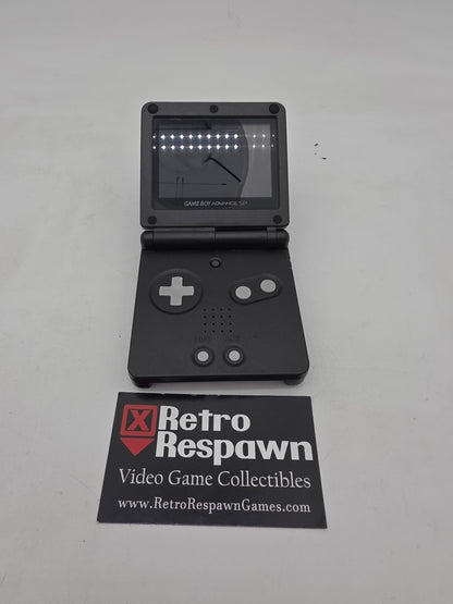 Reshelled Graphite Gameboy Advance SP [AGS-101] - GameBoy Advance (Console + Charger)