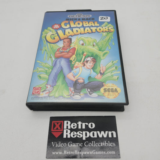 Mick and Mack Global Gladiators - Sega Genesis (Complete)