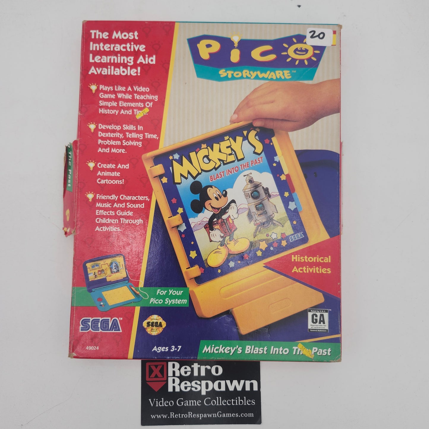 Mickey's Blast into the Past - Sega Pico (Complete)