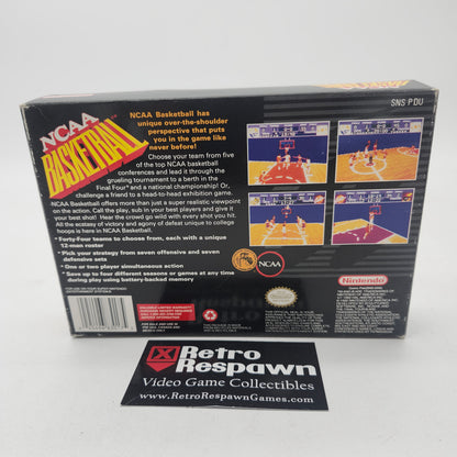 NCAA Basketball - Super Nintendo (Complete)