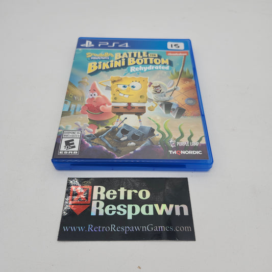 SpongeBob SquarePants Battle for Bikini Bottom Rehydrated - Playstation 4 (Complete)