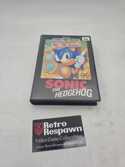 Sonic the Hedgehog [Not for Resale] - Sega Genesis (Complete)