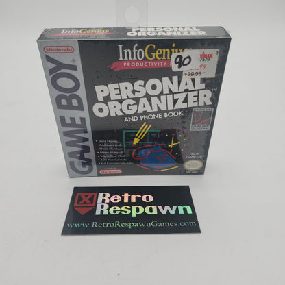 Personal Organizer & Phone Book - GameBoy (New)