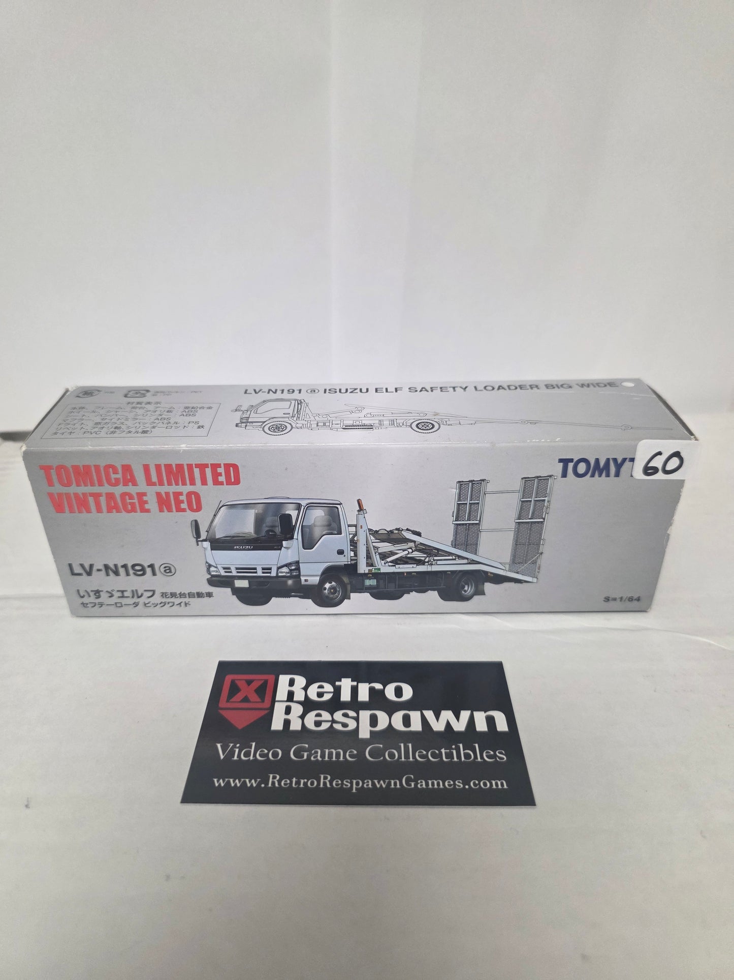 Tomica Limited Vintage Neo LV-N191 ISUZU ELF SAFETY LOADER BIG WIDE white 1/64 - Figure/Statue (Complete)