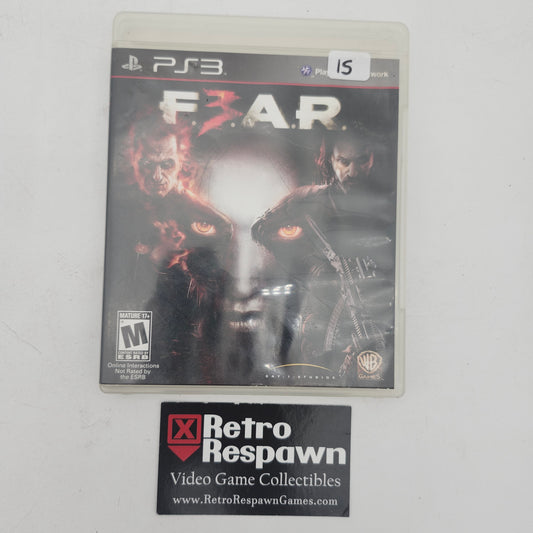 F.E.A.R. 3 - Playstation 3 (Missing Manual)