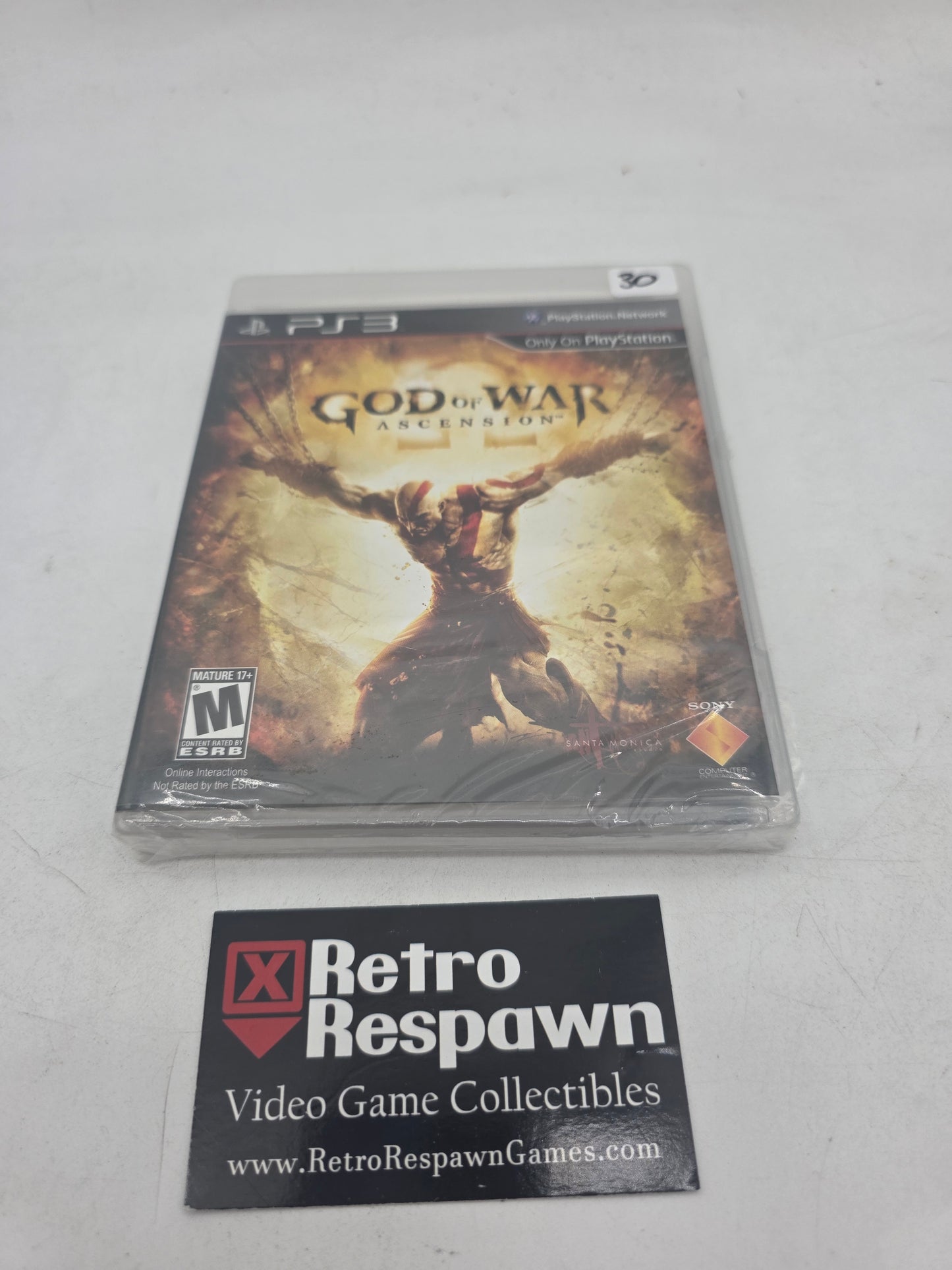 God of War Ascension - Playstation 3 (Sealed/Huge Rip)