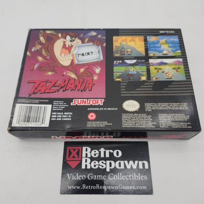 Taz-Mania - Super Nintendo (Complete)
