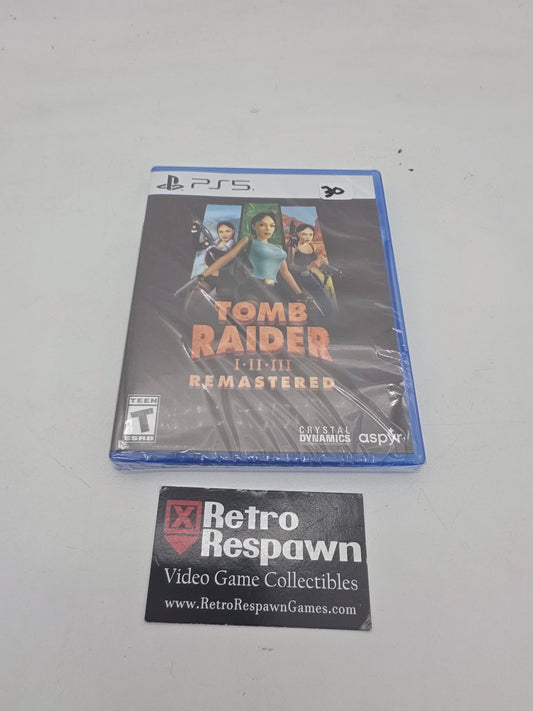 Tomb Raider I-III Remastered - Playstation 5 (Sealed)