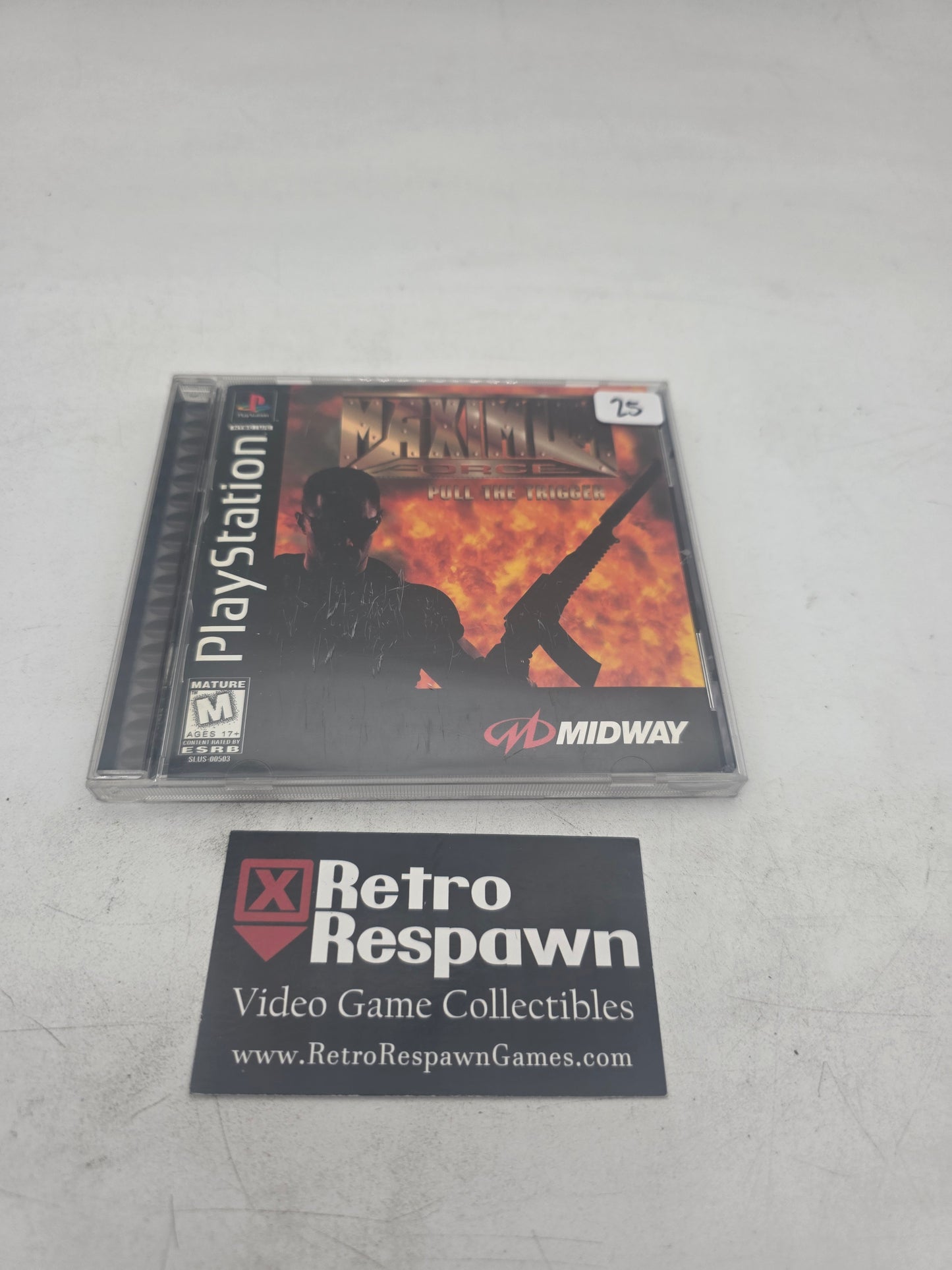 Maximum Force Pull the Trigger - Playstation (Complete)