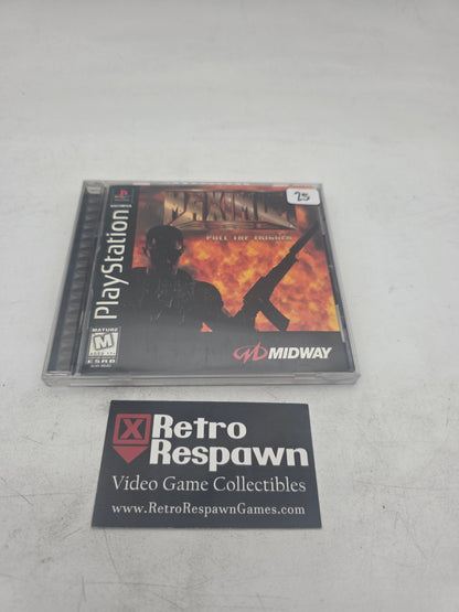 Maximum Force Pull the Trigger - Playstation (Complete)