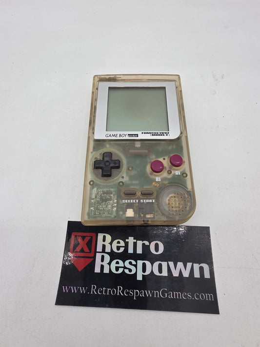 Gameboy Pocket [Limited Edition Famitsu Skeleton Model-F] - JP GameBoy (Console Only)