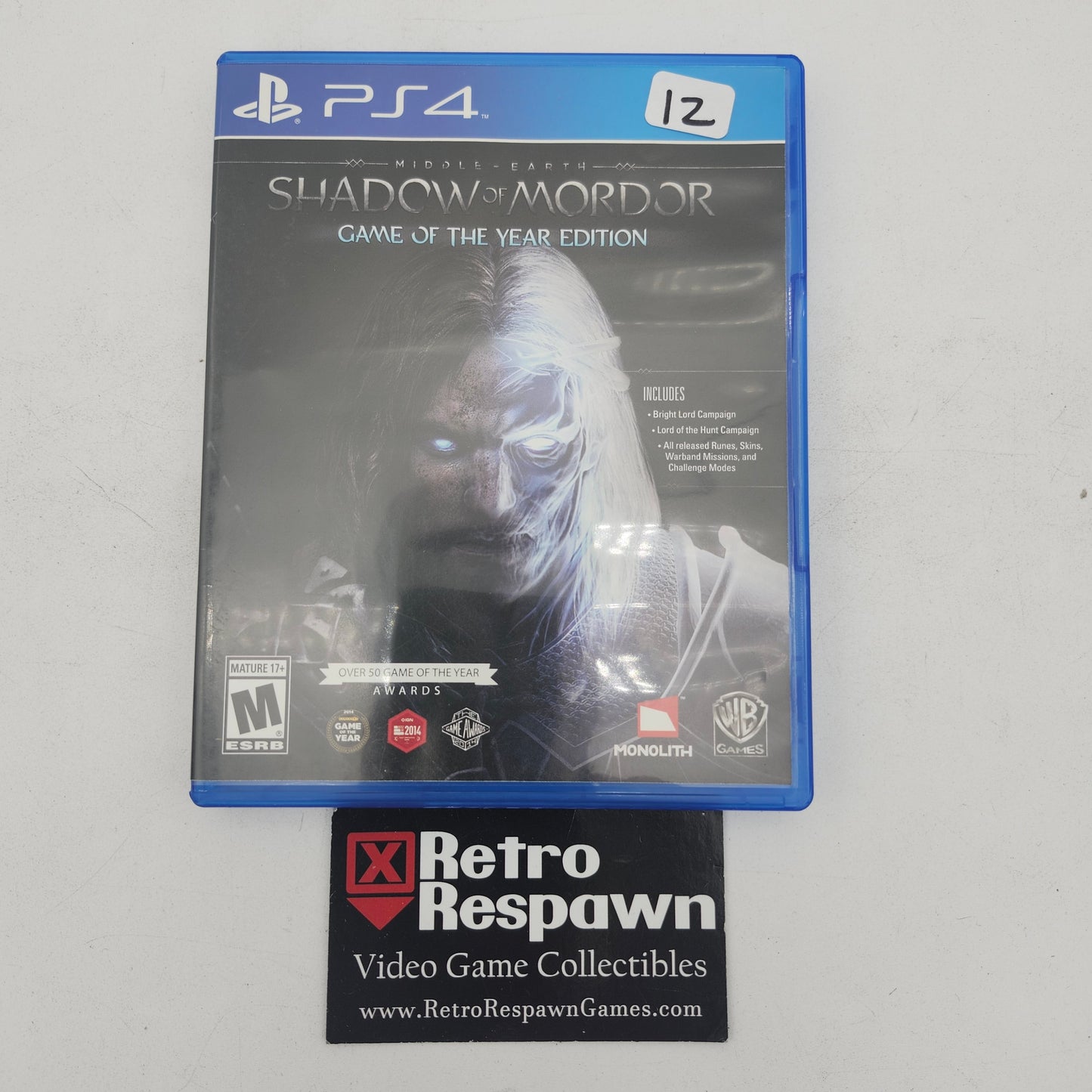 Middle Earth: Shadow of Mordor [Game of the Year] - Playstation 4 (Complete)