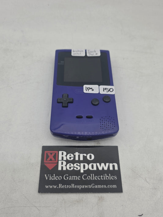 Reshelled Purple IPS Gameboy Color - Gameboy (Console Only)