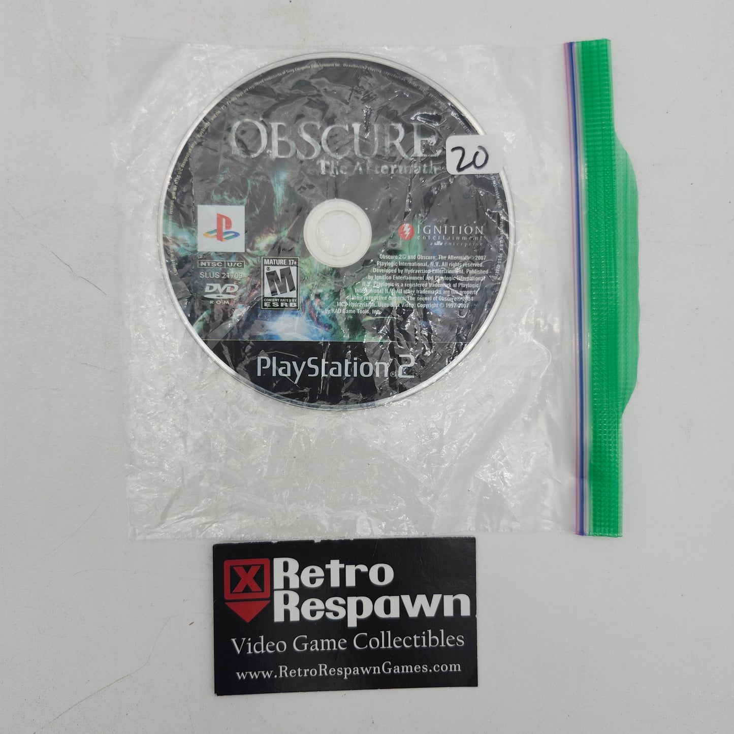 Obscure The Aftermath - Playstation 2 (Game Only)