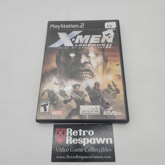 X-Men Legends II Rise of Apocalypse - Playstation 2 (Missing Manual)