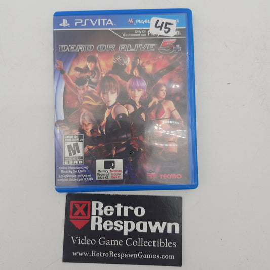 Dead or Alive 5 Plus - Playstation Vita (Complete)