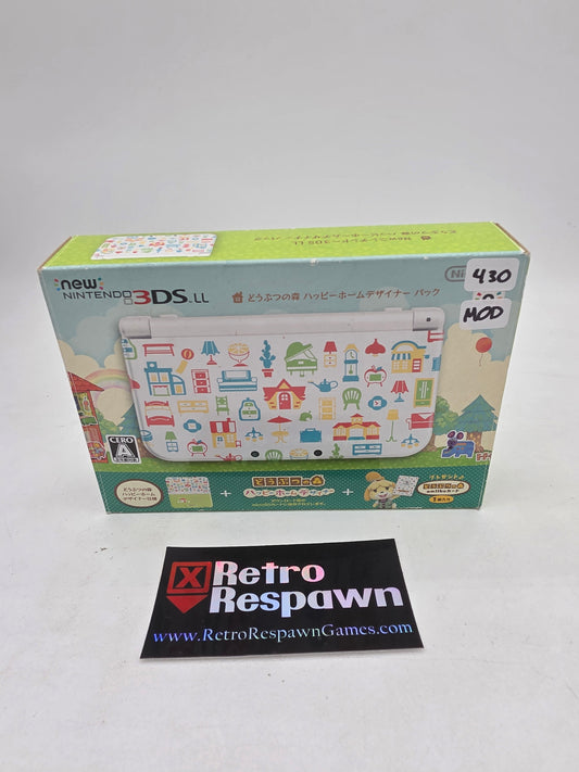 Modded New Nintendo 3DS LL Happy Home Designer - JP Nintendo 3DS (Complete)
