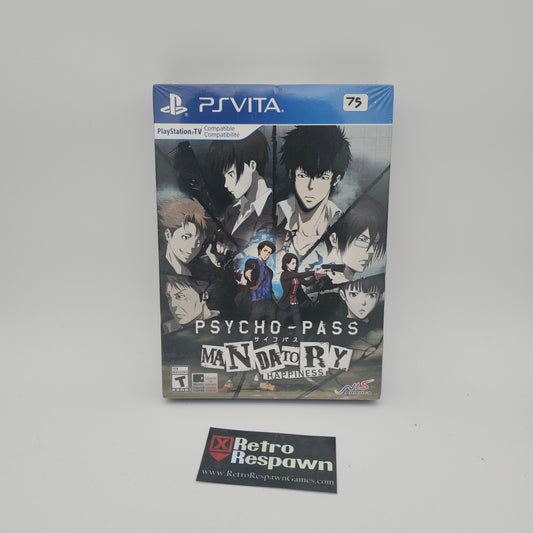 Psycho-Pass Mandatory Happiness [Limited Edition] - Playstation Vita (Sealed)