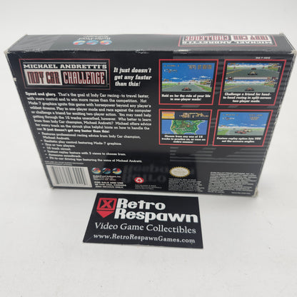 Michael Andretti's Indy Car Challenge - Super Nintendo (Complete)