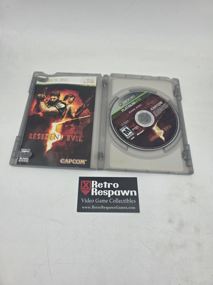 Resident Evil 5 [Platinum Hits] - Xbox 360 (Complete)