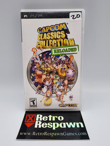 Capcom Classics Collection Reloaded - PSP (Complete)