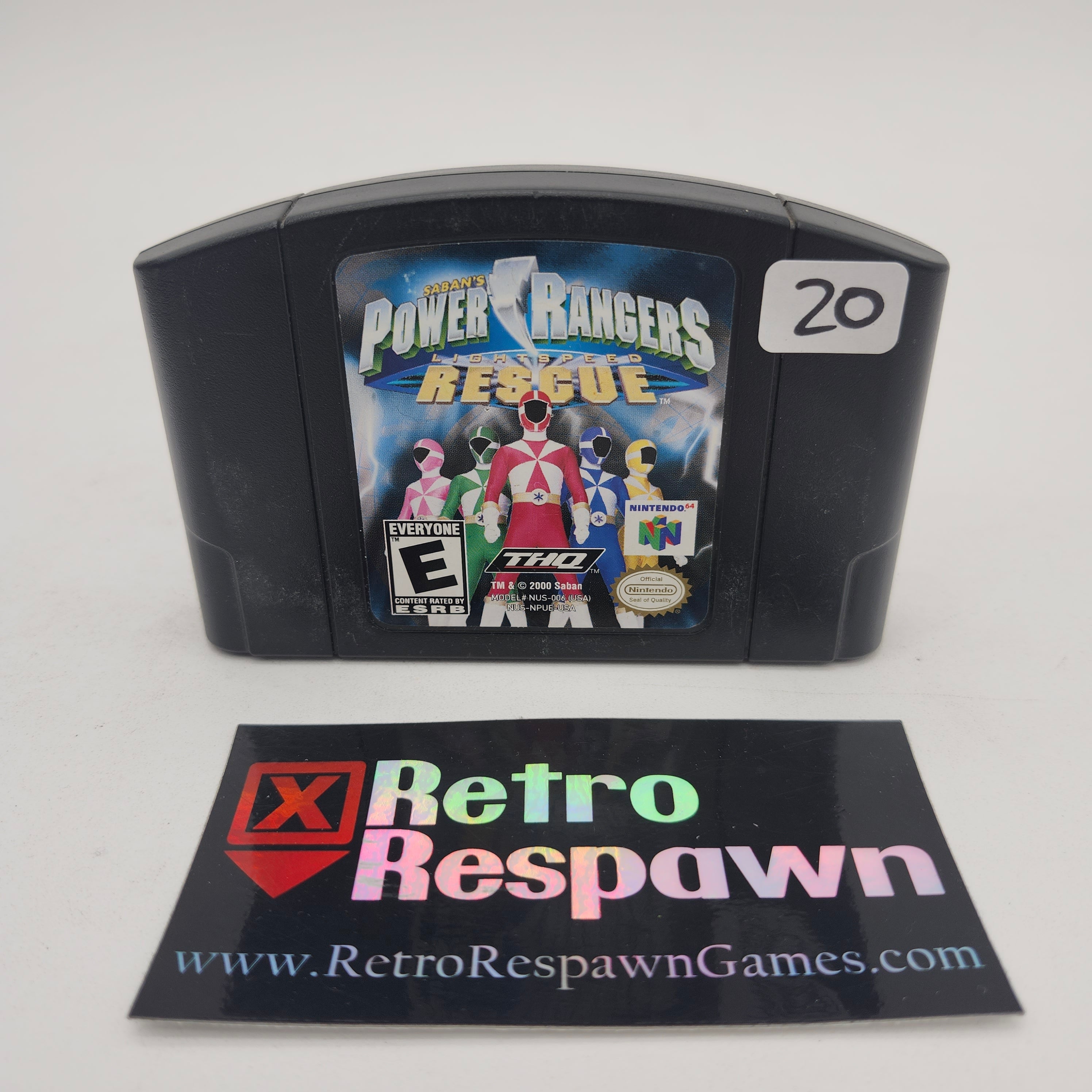 Power Rangers Lightspeed Rescue - Nintendo 64 (Game Only) – Retro Respawn