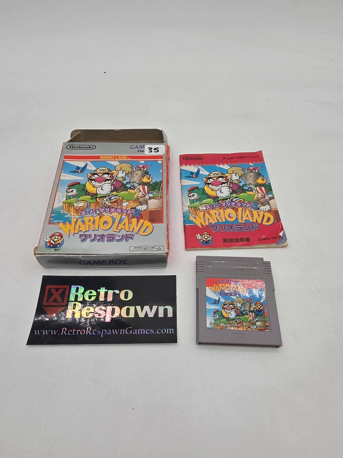 Wario Land: Super Mario Land 3 - JP GameBoy (Complete)