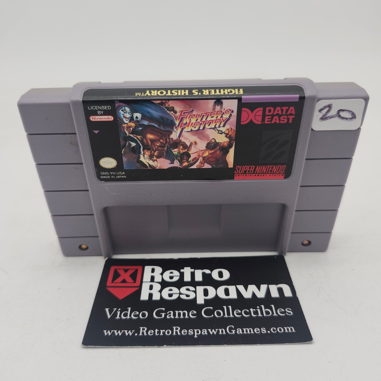 Fighter's History - Super Nintendo (Game Only)