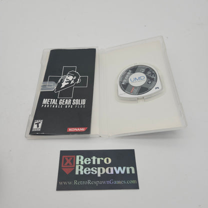 JP Metal Gear Solid Portable Ops Plus - JP PSP (Complete)