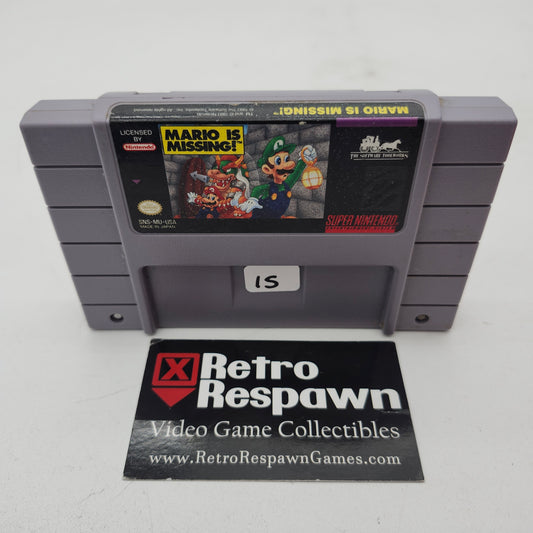 Mario is Missing - Super Nintendo (Game Only)