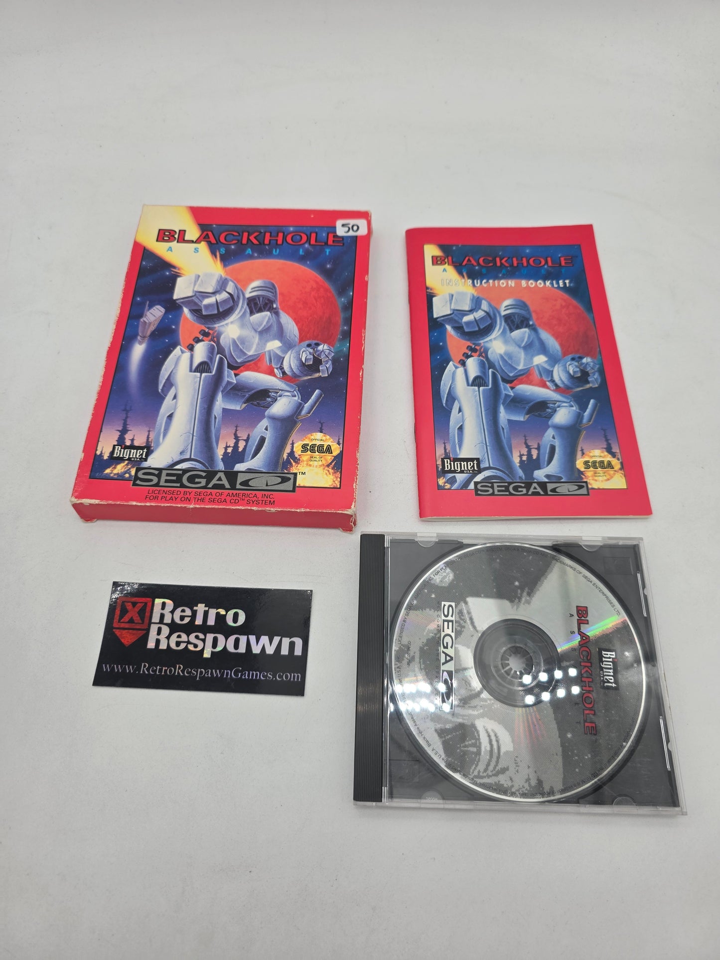 Black Hole Assault - Sega CD (Complete)